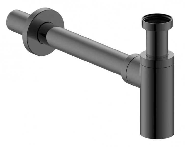 Сифон для раковины IDDIS Optima Home графит матовый OPTGM00i84 (детальная фотография)