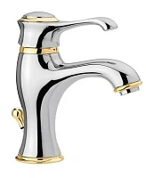 Смеситель для раковины хром-золото Emmevi Tiffany