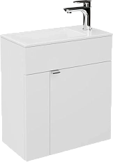 Тумба с раковиной подвесная Kerama Marazzi Lato LA.50\WHT 50 см белая