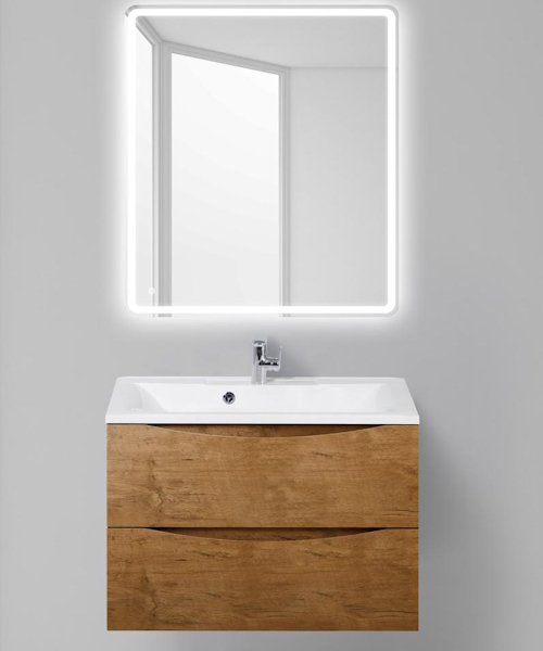 Тумба под раковину подвесная BelBagno Marino 90 см rovere nature MARINO-900-2C-SO-RN-P (детальная фотография), современная, hi-tech