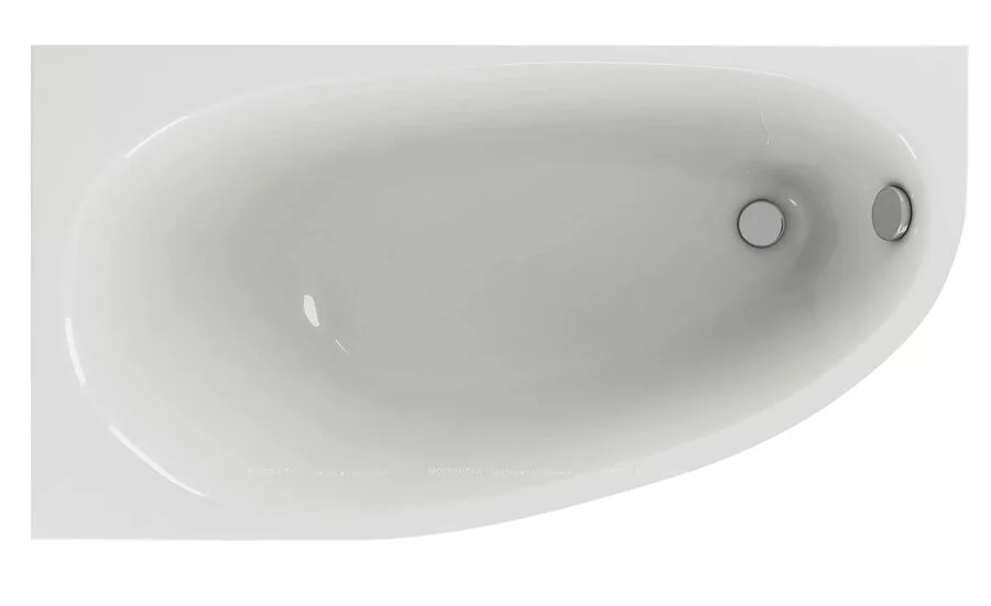 Ванна акриловая Акватек Дива 150x90 см правая DIV150-0000002 (детальная фотография)