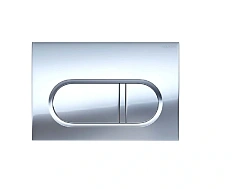 Клавиша смыва Акватек хром глянец