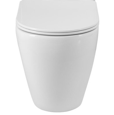 Чаша для унитаза-компакта BelBagno Sfera-R белая BB2141CP-TOR/SC (детальная фотография)