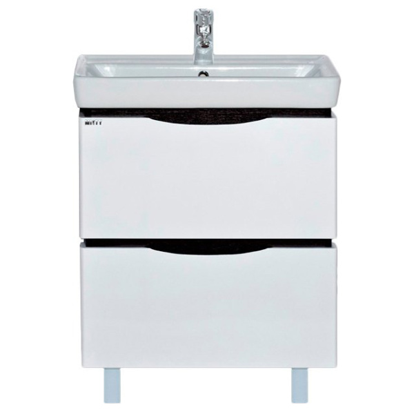 Тумба для раковины, цвет белый/чёрный, Misty Венера П-ВНР01070-252Я (детальная фотография)