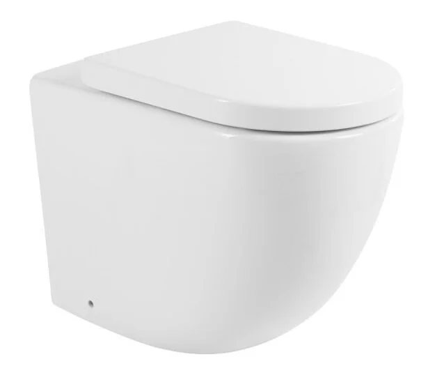 Унитаз напольный BelBagno Sfera-R безободковый BB2141CBR (детальная фотография), без бачка, со скрытым бачком
