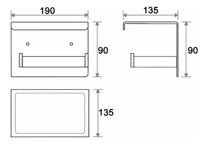 Бумагодержатель Boheme New Venturo золото 10311-G (детальная фотография), современные, hi-tech