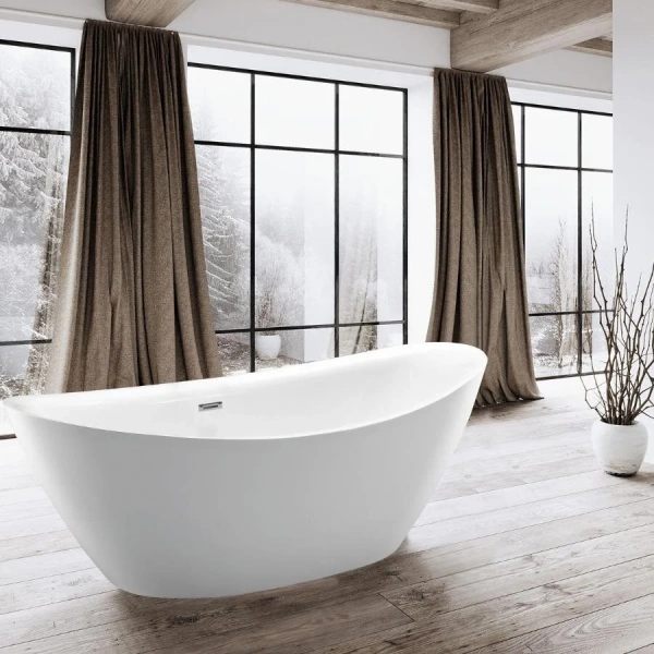 Ванна акриловая Vincea 180x87 см белая VBT-203 (детальная фотография), акриловые