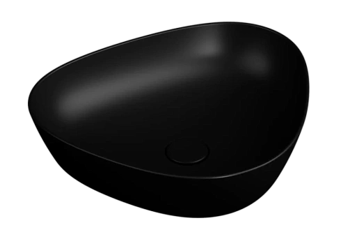 Раковина VitrA Plural 47 см черная матовая - фото 2