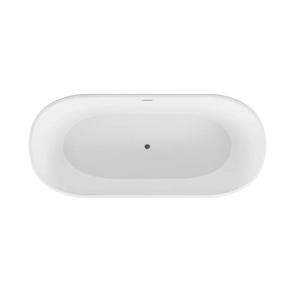 Ванна акриловая Grossman Forta 170x75 см отдельностоящая GR-1503MB (детальная фотография), овальные