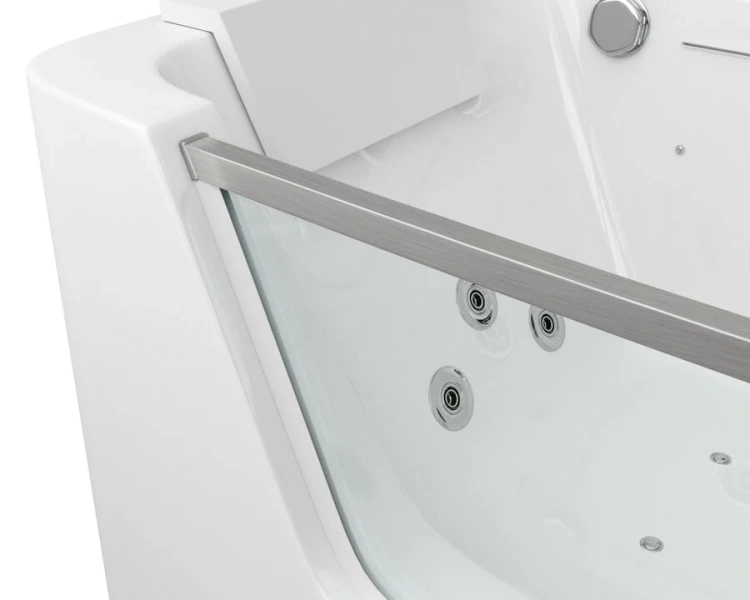 Ванна акриловая Grossman 150x85 см белая GR-15085 (детальная фотография), с гидромассажем, большие