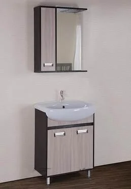 Раковина керамическая Cersanit ERICA S-UM-ERI61/1-w 61х48.5 см (детальная фотография), белые