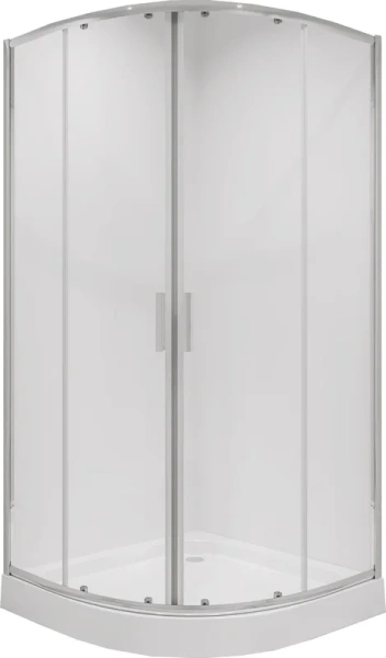 Душевой уголок Niagara Nova 90x90 см полукруглый 66060811 (детальная фотография), полукруглые, четверть круга