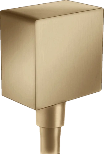 Шланговое подсоединение Hansgrohe FixFit шлифованная бронза - фото 4