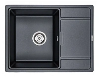 Мойка для кухни Paulmark Weimar 65 см черный металлик