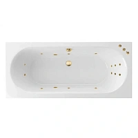Ванна гидромассажная Excellent Oceana Smart 180 x 80 см, белый/золото, WAEX.OCE18.SMART.GL