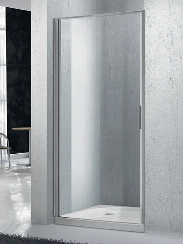 Душевая дверь в нишу Belbagno Sela 55 см стекло прозрачное - фото 1