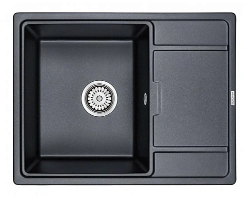Мойка для кухни Paulmark Weimar 65 см черный металлик - фото 3