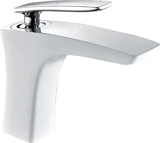 Смеситель для раковины Timo Helmi хром-белый 4061/00-16F (детальная фотография)