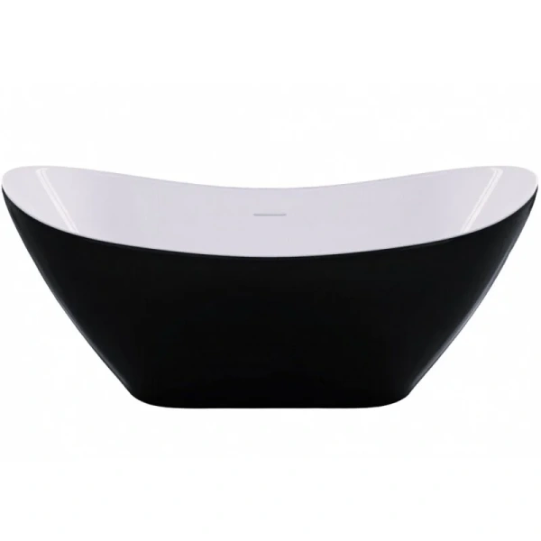 Ванна акриловая Frank F6107, 12520, 170 х 75 см, цвет белый/черный (детальная фотография)