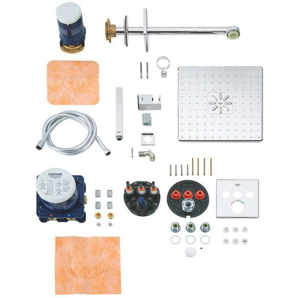 Душевой комплект Grohe Grohtherm SmartControl хром 34706000 (детальная фотография), в наличии