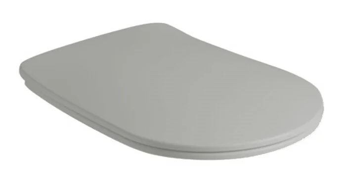 Крышка-сидение с микролифтом Kerasan Nolita серая матовая 539159 (детальная фотография)