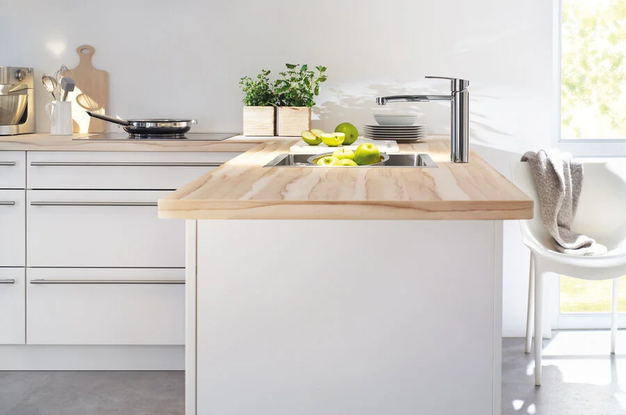 Смеситель для кухни Grohe Eurostyle Cosmopolitan 31124002 (детальная фотография), на мойку, на столешницу