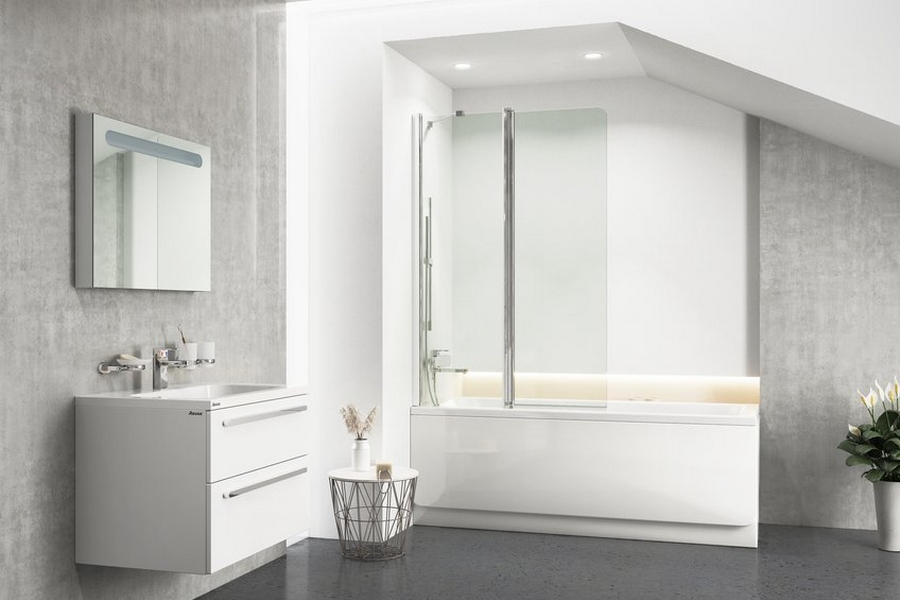 Ванна акриловая Ravak Chrome 170х75 см прямоугольная C741000000 (детальная фотография), с гидромассажем, большие