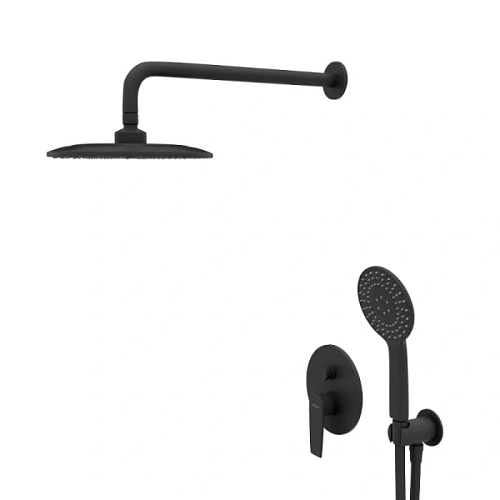 Душевой комплект Cezares Nautic черный матовый - фото 2
