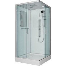 Душевая кабина Niagara Premium 90х90 см квадратная с гидромассажем