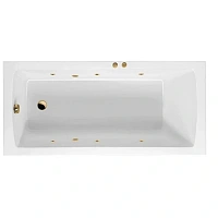 Ванна гидромассажная Excellent Aquaria Soft 160 x 70 см, белый/золото, WAEX.AQU16.SOFT.GL