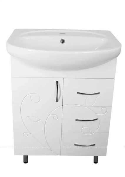 Тумба под раковину Напольная Style Line Эко фьюжн 61.20 см ЛС-00002285 (детальная фотография)