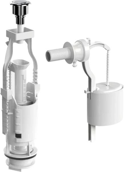 Комплект арматуры BERGES Eko боковой клапан 030412 (детальная фотография) index_1