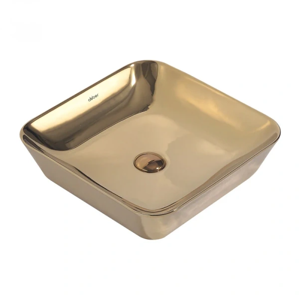 Раковина Abber Rechteck 43 см золото AC2205GG (детальная фотография)