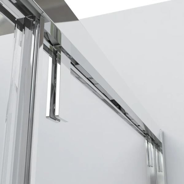 Душевой уголок Vincea Lugano 160x90 см хром VSR-1L9016CL-1 (детальная фотография), хром