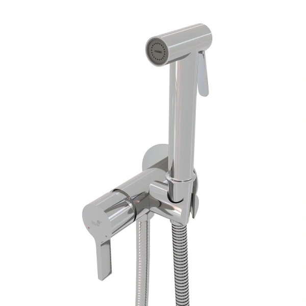 Гигиенический душ со смесителем RGW Shower Panels хром 511408206-01 (детальная фотография)