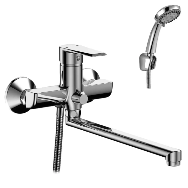 Смеситель для ванны Rossinka RS28 однорычажный RS28-33 (детальная фотография)