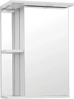 Зеркальный шкаф с подсветкой Style Line Николь 50 см белый