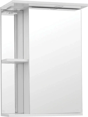 Зеркальный шкаф с подсветкой Style Line Николь 50 см белый - фото 3