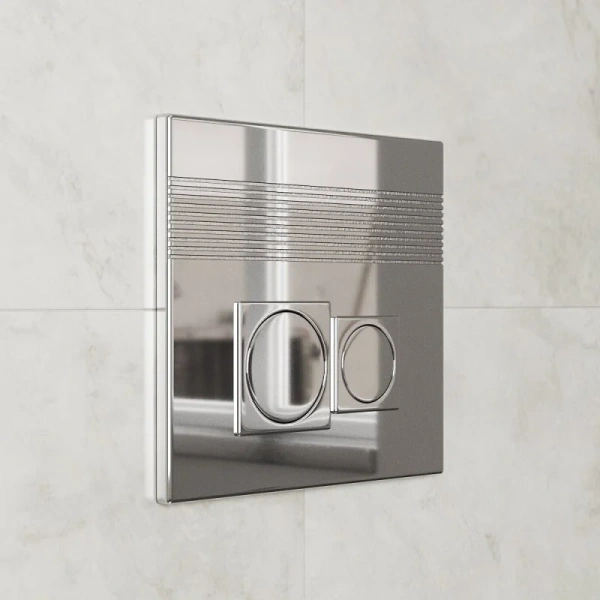 Клавиша смыва Grossman Cosmo хром глянцевый 800.T1.02.100.100 (детальная фотография), пластиковые