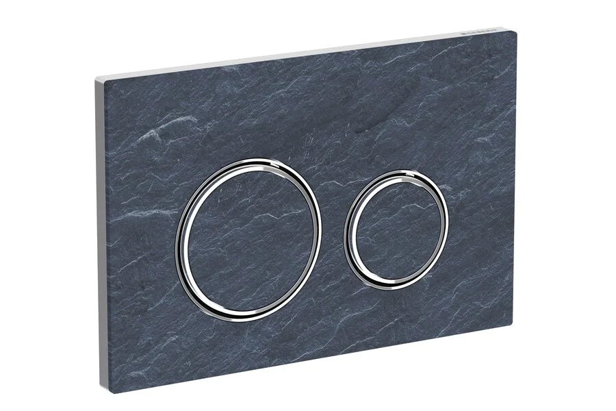 Клавиша смыва Geberit Sigma серая/хром глянцевый 115.884.JM.1 (детальная фотография), нет в наличии