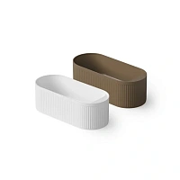 Ванна DEA Design Stripes DD8801 1710 18, 171 х 72 см, из искусственного камня, цвет белый матовый