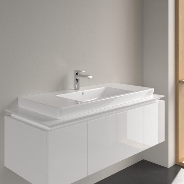 Раковина  Villeroy & Boch Subway 2.0 100 см альпийский белый 71751G01 (детальная фотография), современные, hi-tech