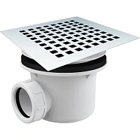 Сифон для поддона Vincea белый