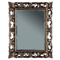 Зеркало для ванной, цвет состаренное серебро, Tiffany World