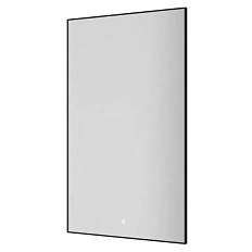 Зеркало с подсветкой Boheme 60 см черное матовое