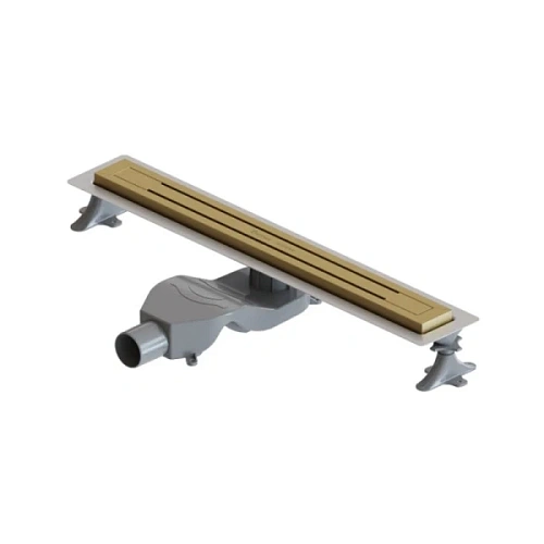 Душевой лоток Boheme Premium Trendy 60 см золото матовое - фото 5