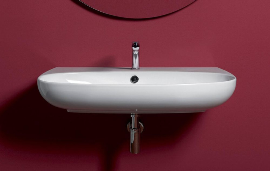 Раковина Simas Vignoni VI 12 (детальная фотография), подвесные, накладные (на столешницу)