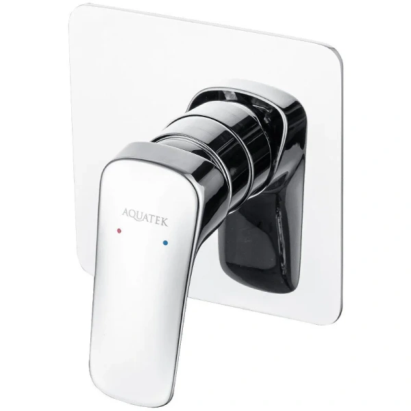 Смеситель для душа Акватек Вега хром AQ1066CR (детальная фотография), современные, hi-tech