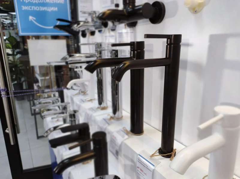 Смеситель для раковины Kludi Nova Fonte черный 202983915 (детальная фотография), современные, hi-tech