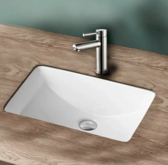 Раковина GID Integrado Yj833 61 см встраиваемая снизу 71153 (детальная фотография), современные, hi-tech